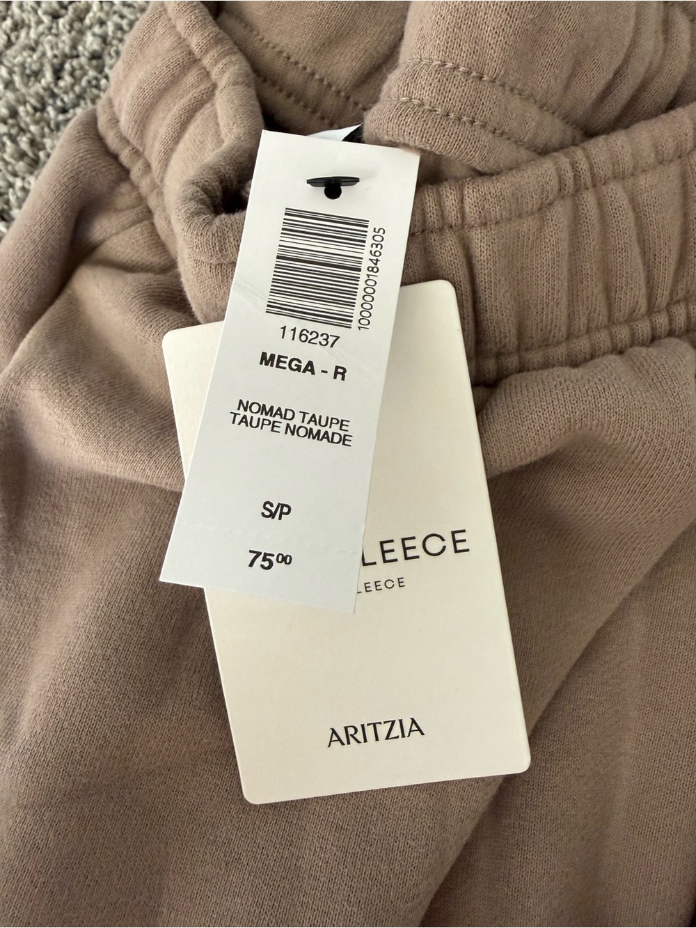 ARTIZIA Sweat Fleece Zip Hoodie & Joggers Set - Nomad Taupe - Picture 2 of 5